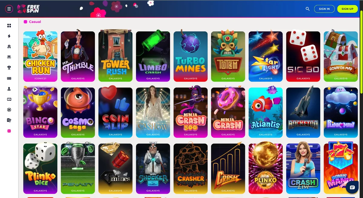 Free Spin Casino RNG card games for Ohio players — Blackjack, Baccarat, Dragon Tiger